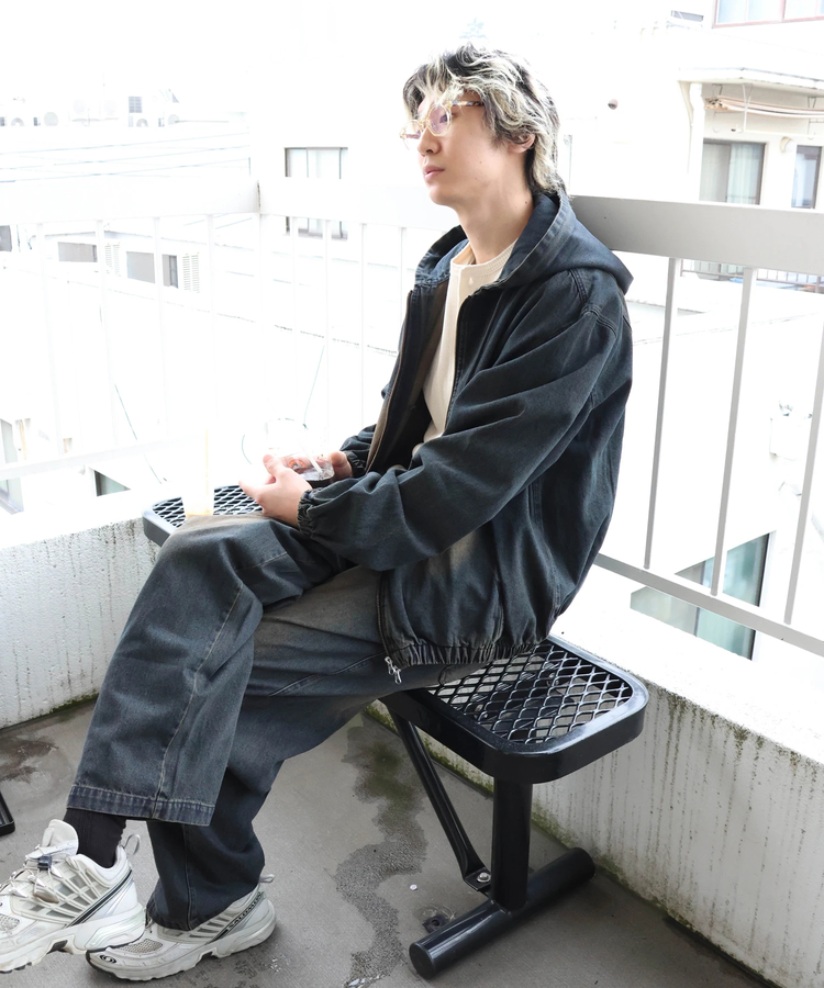 JACKROSE(ジャックローズ) |JE PROCESSING DENIM HOOD JACKET(MENS)