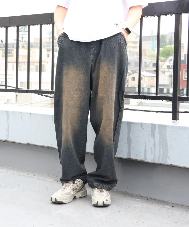JACKROSE(ジャックローズ) |JE PROCESSING DENIM EASY PANTS(MENS)