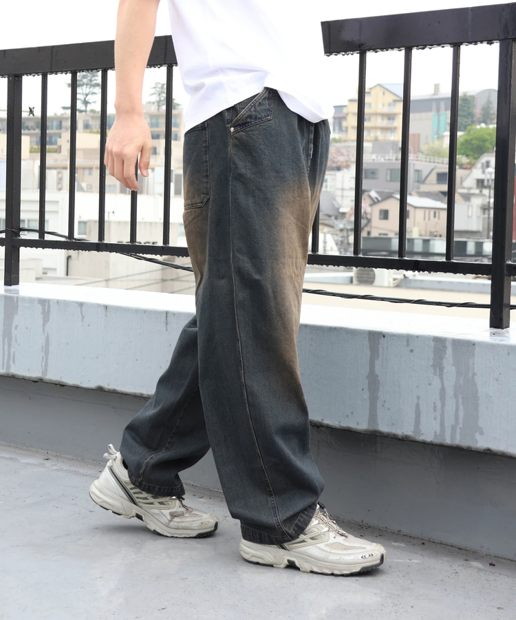 JACKROSE(ジャックローズ) |JE PROCESSING DENIM EASY PANTS(MENS)