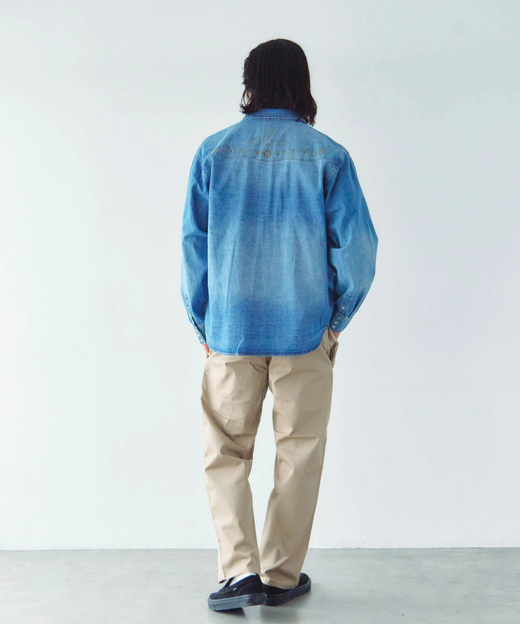 JACKROSE(ジャックローズ) |JE-STUDS DENIM LS SHIRTS(MENS)