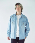 JACKROSE(ジャックローズ) |JE-STUDS DENIM LS SHIRTS(MENS)
