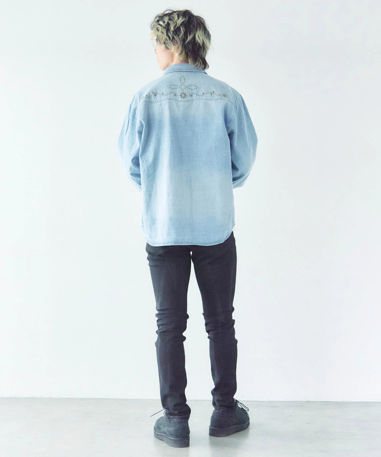 JACKROSE(ジャックローズ) |JE-STUDS DENIM LS SHIRTS(MENS)