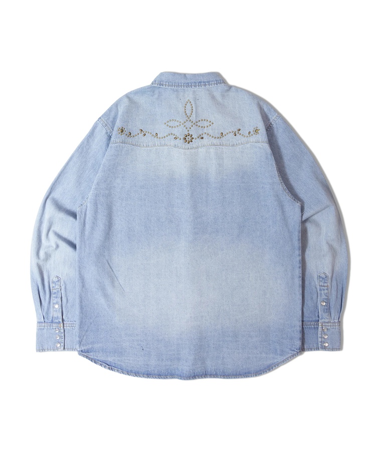 JACKROSE(ジャックローズ) |JE-STUDS DENIM LS SHIRTS(MENS)