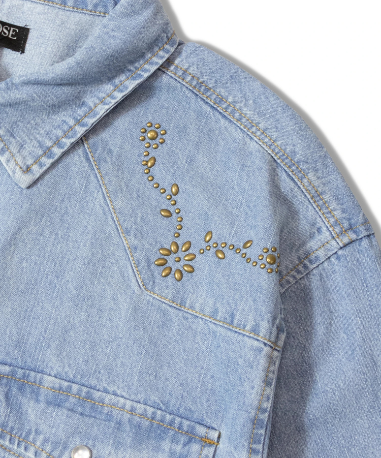 JACKROSE(ジャックローズ) |JE-STUDS DENIM LS SHIRTS(MENS)