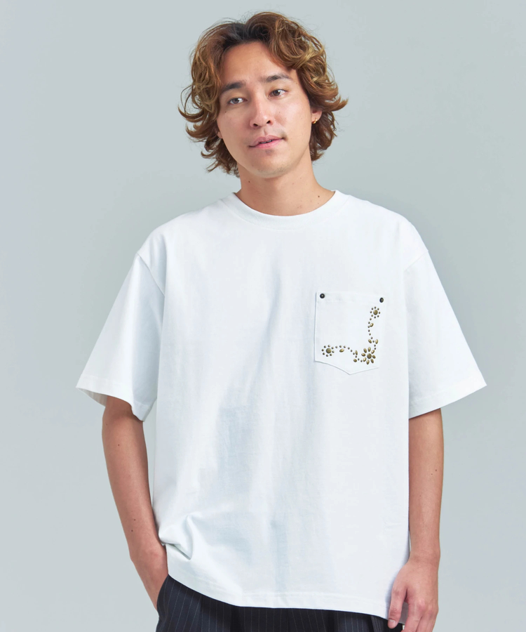 JACKROSE(ジャックローズ) |JE STUDS POCKET SS TEE(MENS)