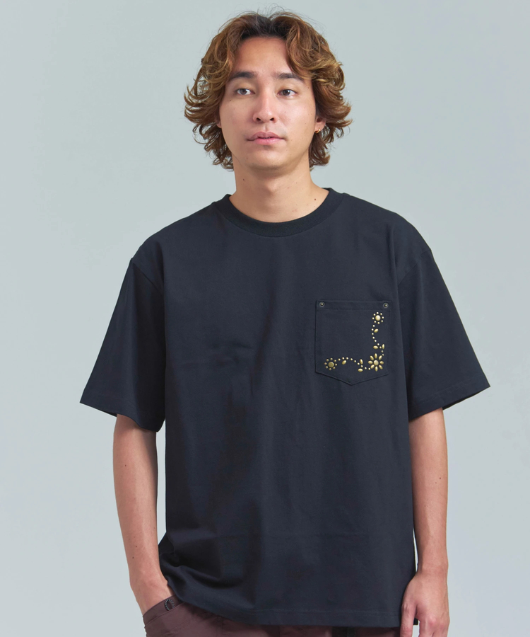 JACKROSE(ジャックローズ) |JE STUDS POCKET SS TEE(MENS)