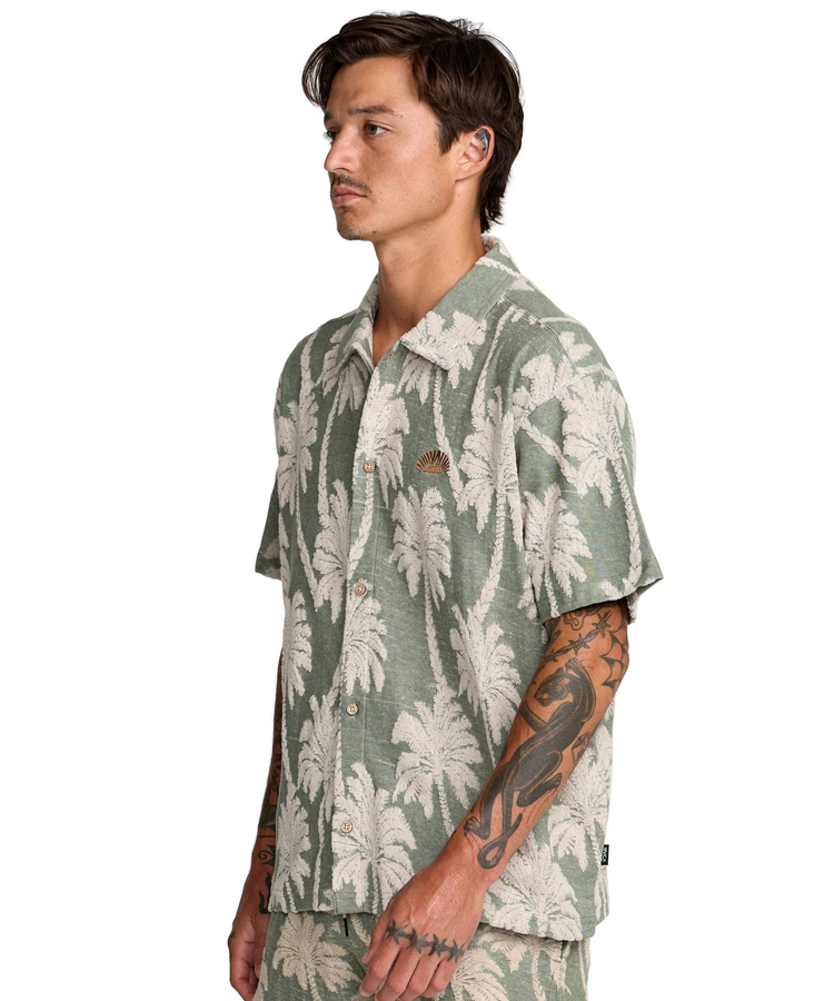 JACKROSE(ジャックローズ) |RVCA/ルーカ PALM FALL SS 半袖シャツ(MENS)