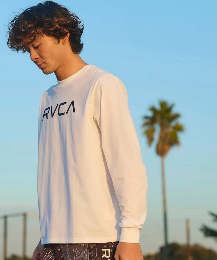 JACKROSE(ジャックローズ) |RVCA/ルーカ STARIGHT WAY LT 長袖サーフTシャツ(MENS)