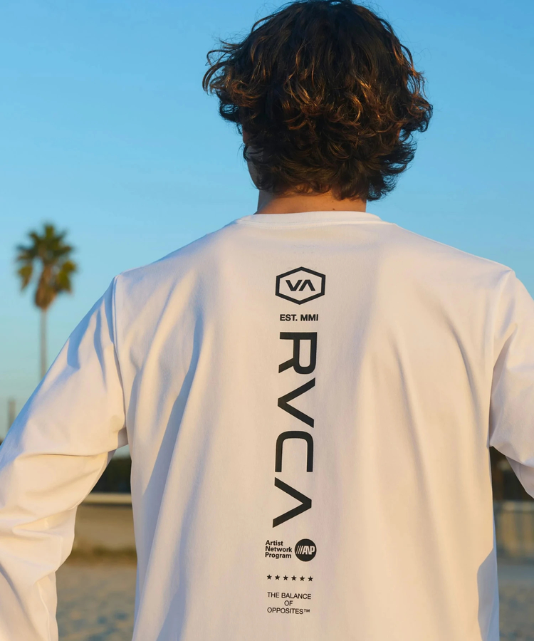 JACKROSE(ジャックローズ) |RVCA/ルーカ STARIGHT WAY LT 長袖サーフTシャツ(MENS)