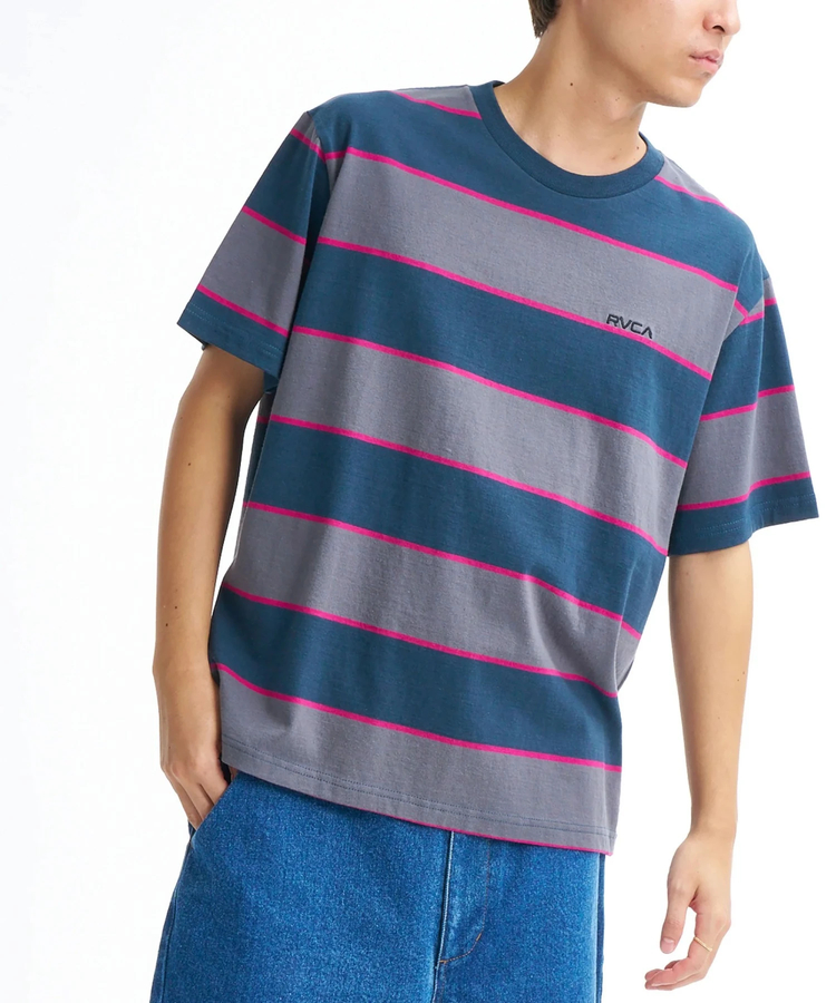 JACKROSE(ジャックローズ) |RVCA/ルーカ 16/2 STRIPE SS Tシャツ(MENS)