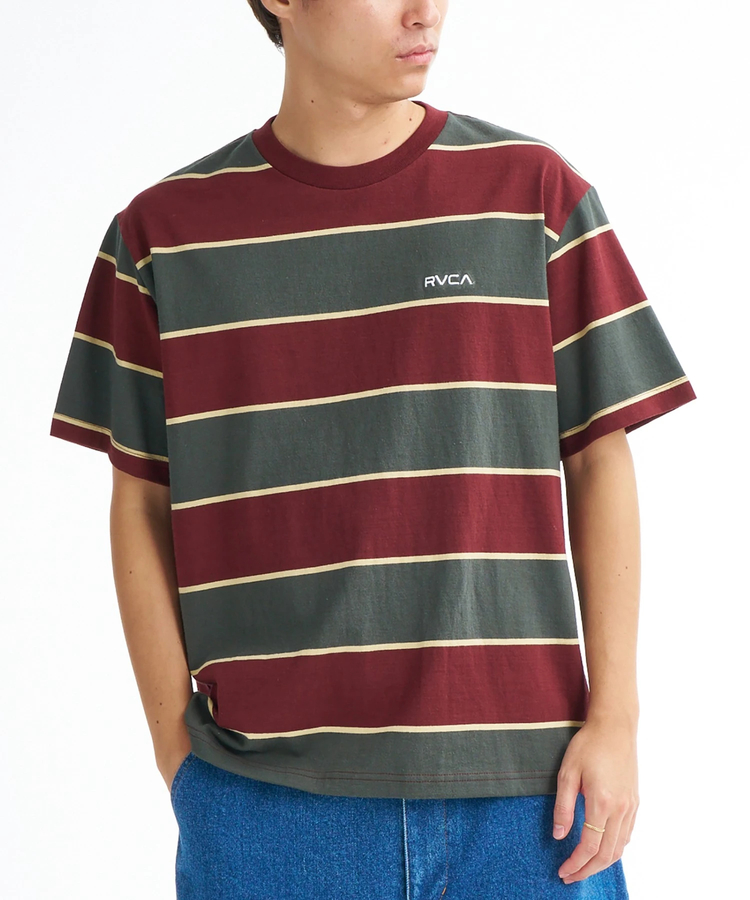 JACKROSE(ジャックローズ) |RVCA/ルーカ 16/2 STRIPE SS Tシャツ(MENS)