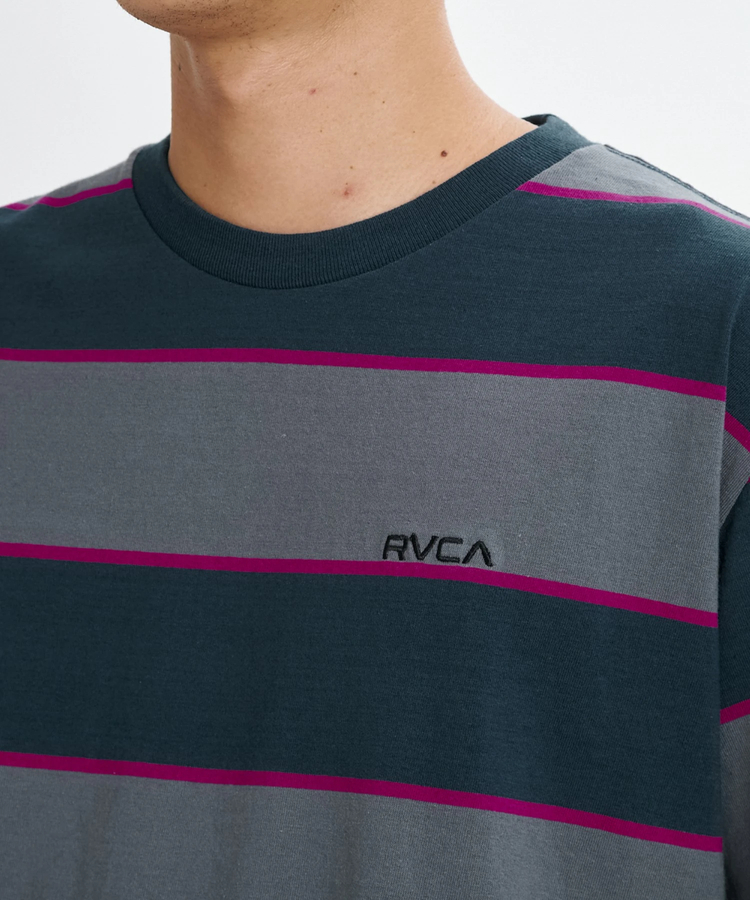 JACKROSE(ジャックローズ) |RVCA/ルーカ 16/2 STRIPE SS Tシャツ(MENS)