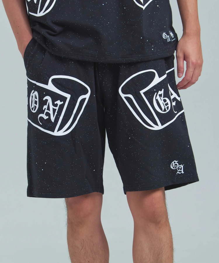 JACKROSE(ジャックローズ) |GA Glitter Emblem Shorts(MENS)