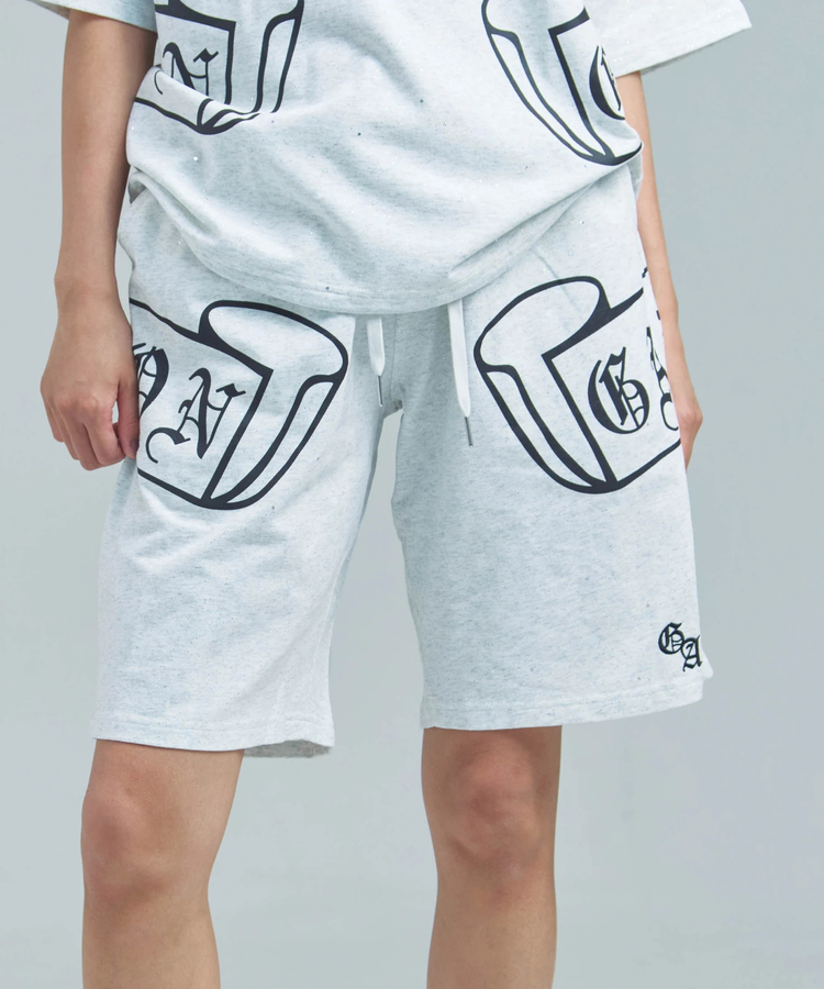 JACKROSE(ジャックローズ) |GA Glitter Emblem Shorts(MENS)
