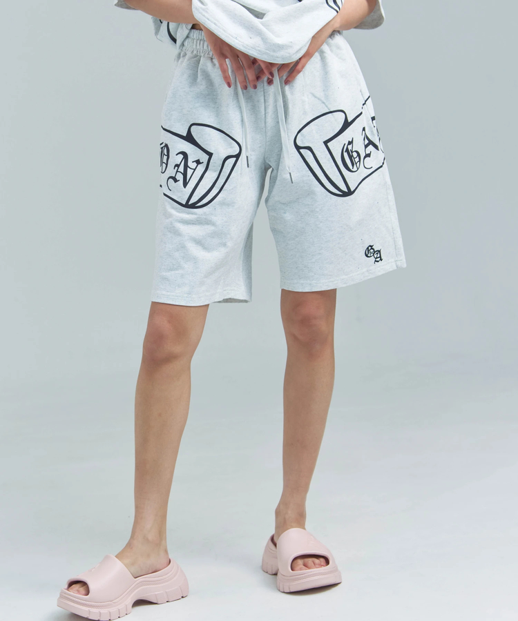 JACKROSE(ジャックローズ) |GA Glitter Emblem Shorts(MENS)