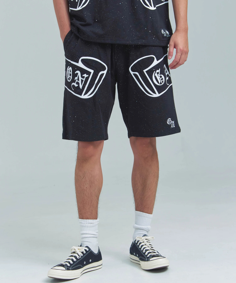 JACKROSE(ジャックローズ) |GA Glitter Emblem Shorts(MENS)