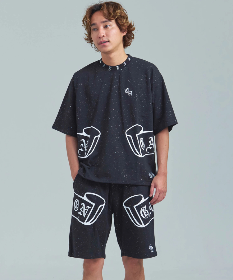 JACKROSE(ジャックローズ) |GA Glitter Emblem Shorts(MENS)