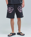 JACKROSE(ジャックローズ) |GA Glitter Emblem Shorts(MENS)