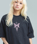 JACKROSE(ジャックローズ) |GA Glitter Butterfly 刺繍 SS Tee(MENS)