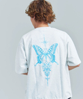 JACKROSE(ジャックローズ) |GA Glitter Butterfly 刺繍 SS Tee(MENS)