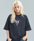 JACKROSE(ジャックローズ) |GA Glitter Butterfly 刺繍 SS Tee(MENS)
