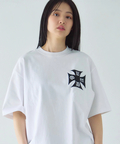 JACKROSE(ジャックローズ) |GA Cross Logo刺繍 S/S Tee(MENS)