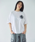 JACKROSE(ジャックローズ) |GA Cross Logo刺繍 S/S Tee(MENS)