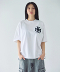 JACKROSE(ジャックローズ) |GA Cross Logo刺繍 S/S Tee(MENS)