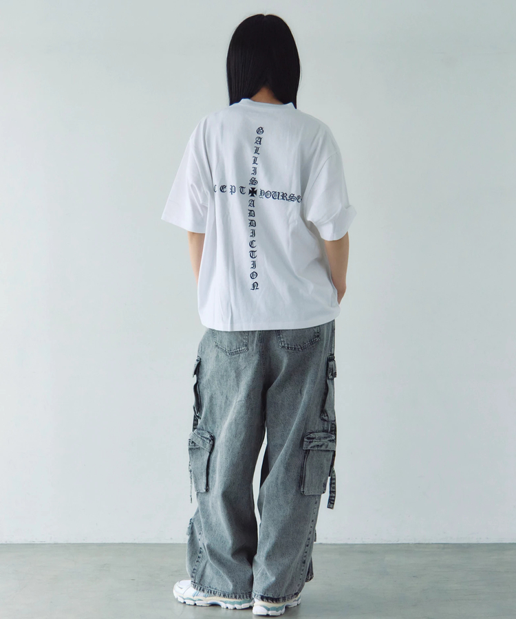 JACKROSE(ジャックローズ) |GA Cross Logo刺繍 S/S Tee(MENS)