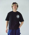 JACKROSE(ジャックローズ) |GA Cross Logo刺繍 S/S Tee(MENS)
