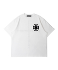 JACKROSE(ジャックローズ) |GA Cross Logo刺繍 S/S Tee(MENS)