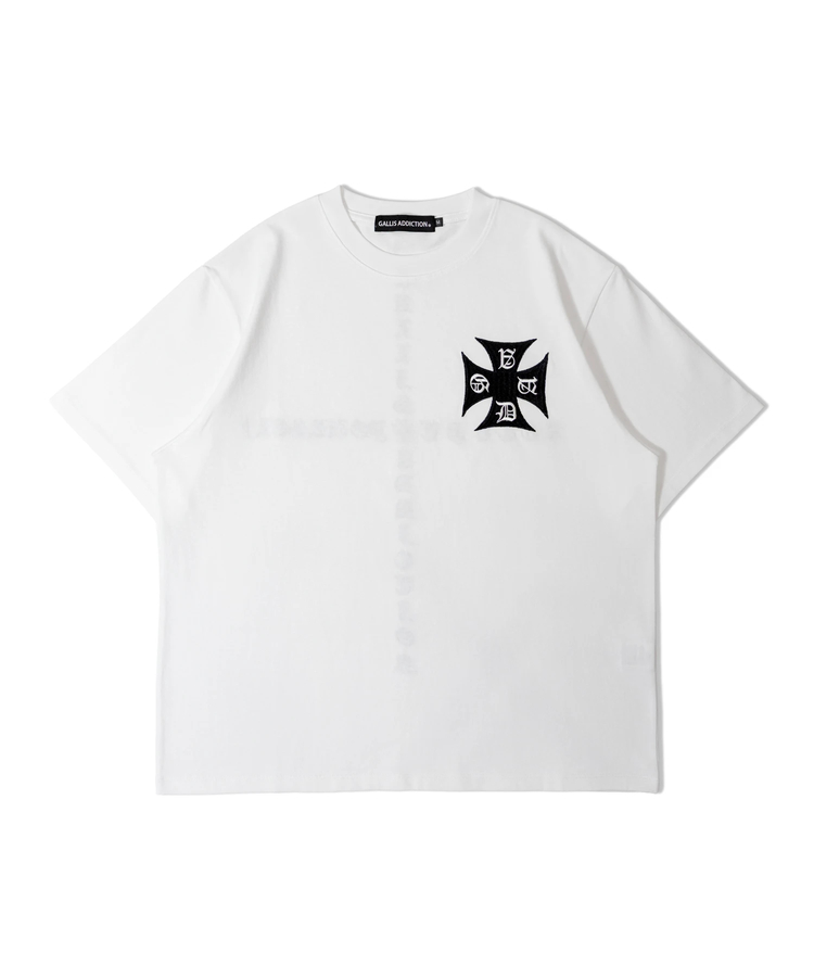 JACKROSE(ジャックローズ) |GA Cross Logo刺繍 S/S Tee(MENS)