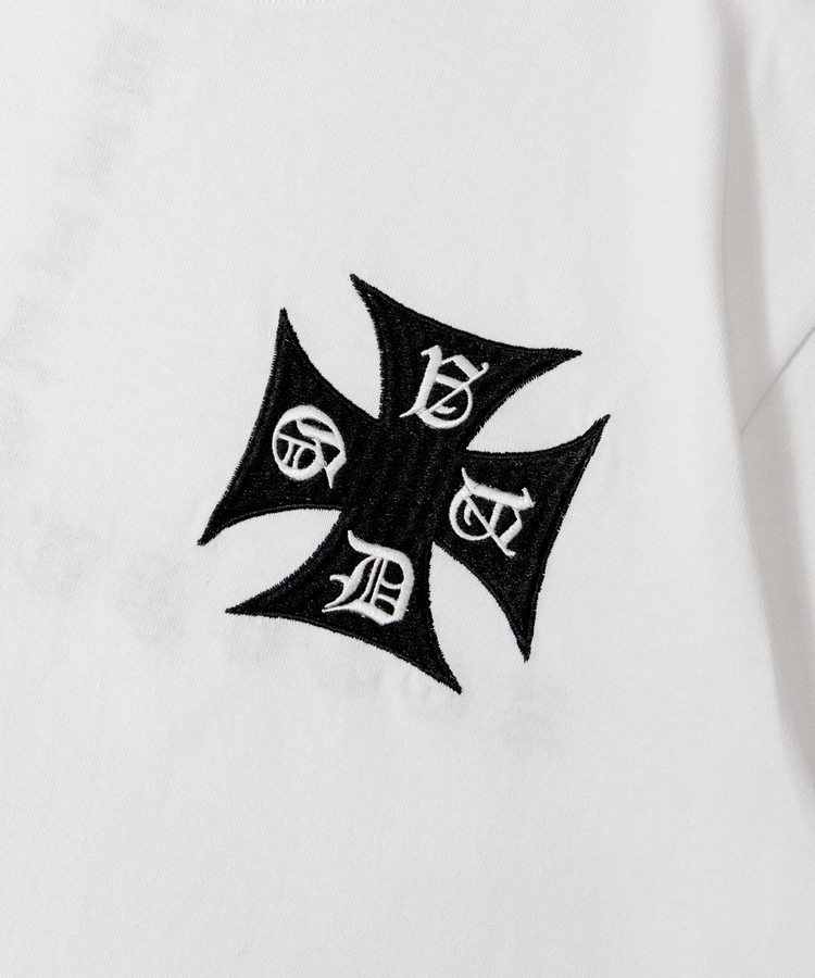 JACKROSE(ジャックローズ) |GA Cross Logo刺繍 S/S Tee(MENS)