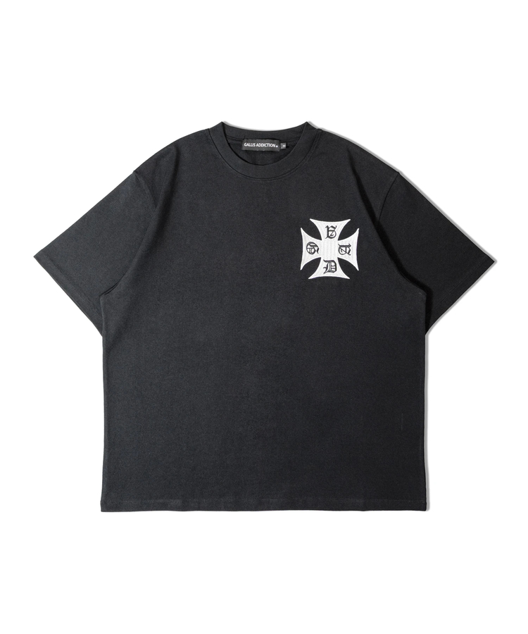 JACKROSE(ジャックローズ) |GA Cross Logo刺繍 S/S Tee(MENS)