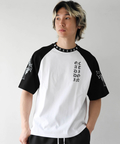 JACKROSE(ジャックローズ) |GA Raglan 刺繍&Print S/S Tee(MENS)