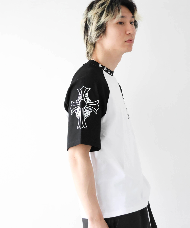 JACKROSE(ジャックローズ) |GA Raglan 刺繍&Print S/S Tee(MENS)