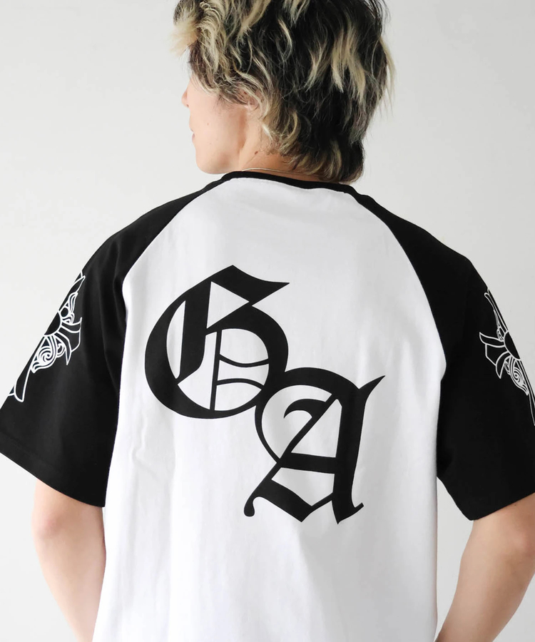 JACKROSE(ジャックローズ) |GA Raglan 刺繍&Print S/S Tee(MENS)