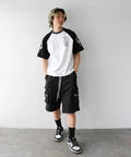 JACKROSE(ジャックローズ) |GA Raglan 刺繍&Print S/S Tee(MENS)