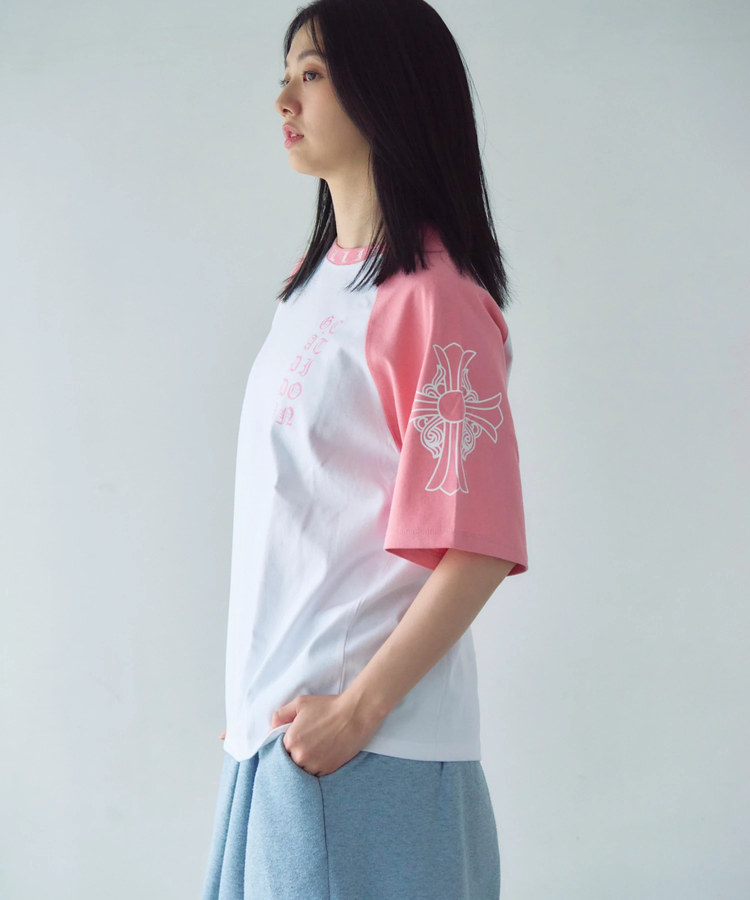 JACKROSE(ジャックローズ) |GA Raglan 刺繍&Print S/S Tee(MENS)