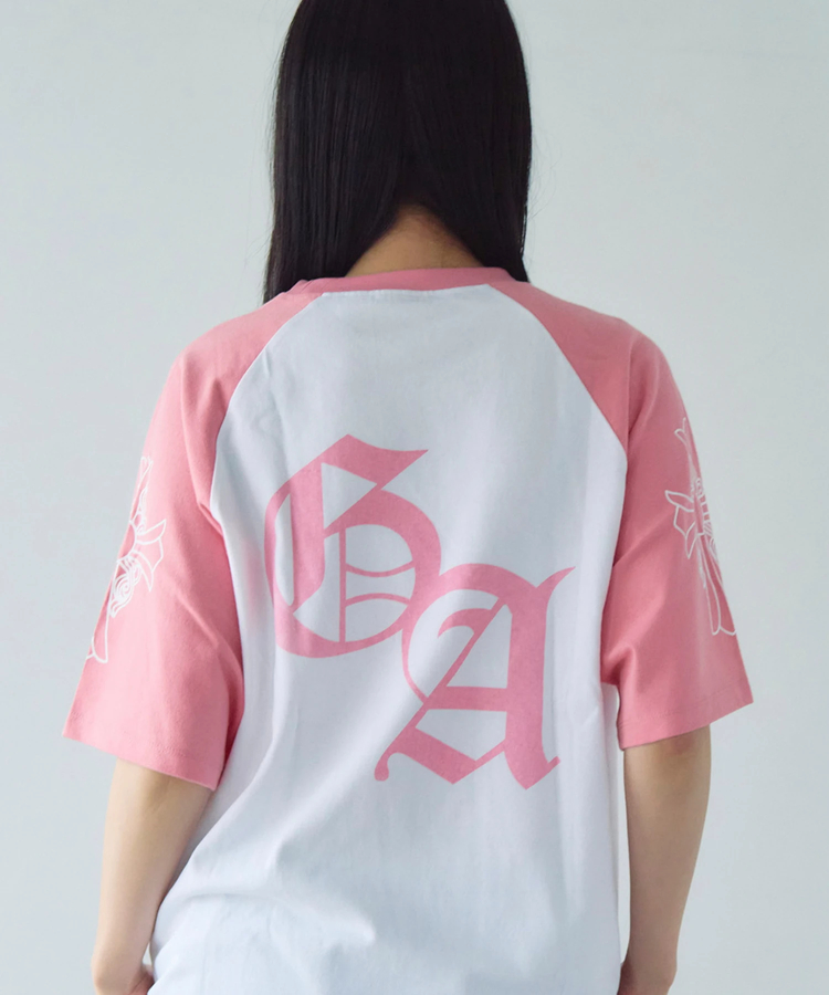 JACKROSE(ジャックローズ) |GA Raglan 刺繍&Print S/S Tee(MENS)