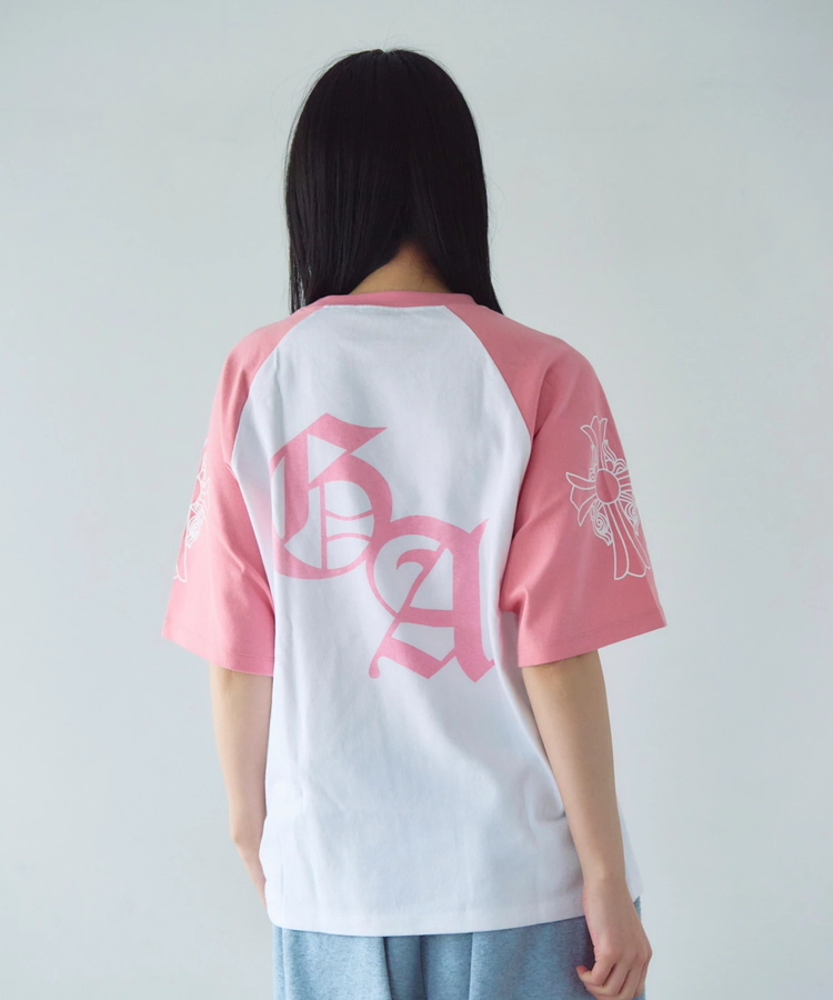 JACKROSE(ジャックローズ) |GA Raglan 刺繍&Print S/S Tee(MENS)