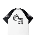 JACKROSE(ジャックローズ) |GA Raglan 刺繍&Print S/S Tee(MENS)