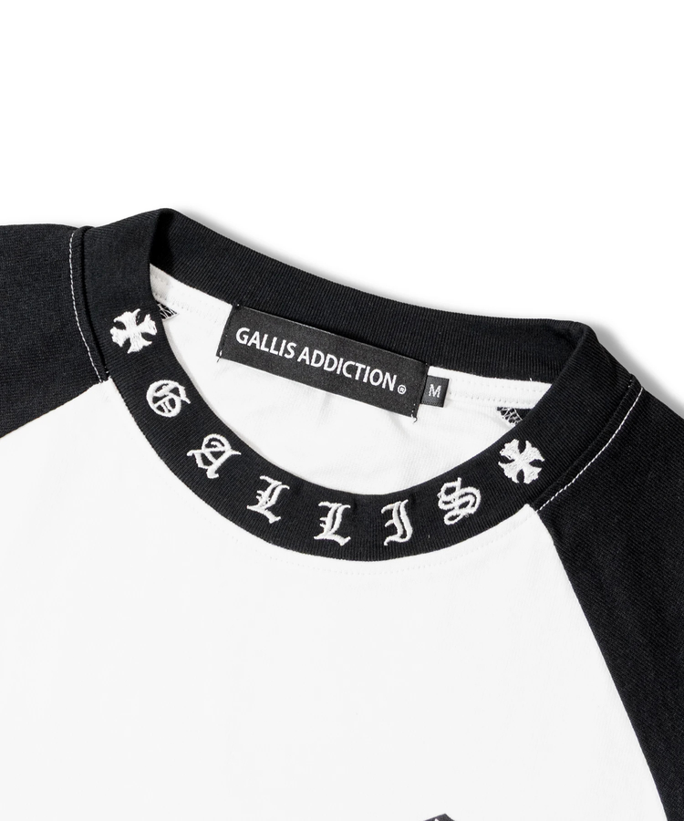JACKROSE(ジャックローズ) |GA Raglan 刺繍&Print S/S Tee(MENS)