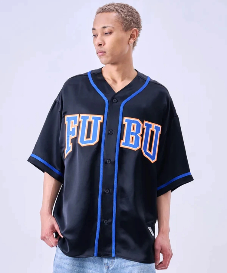 JACKROSE(ジャックローズ) |FUBU/フブ Satin Baseball S/S Shirts(MENS)
