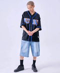 JACKROSE(ジャックローズ) |FUBU/フブ Satin Baseball S/S Shirts(MENS)