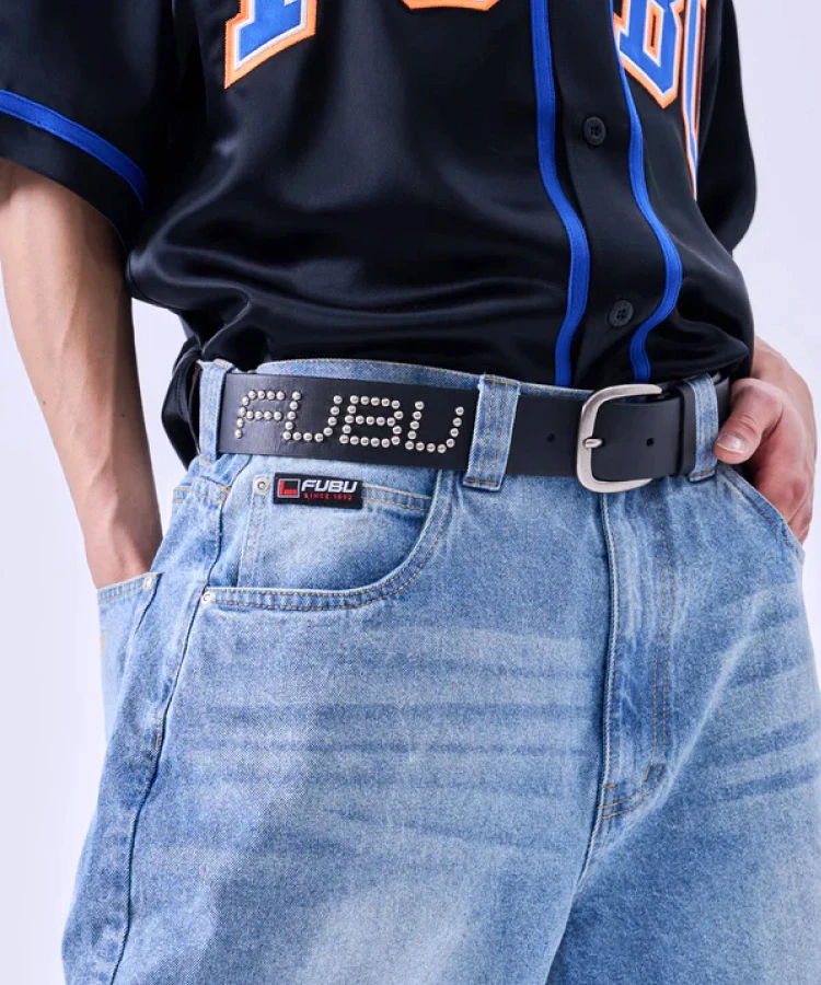 FUBU/フブ Studs Genuine Leather Belt｜ファッション通販 SANKO