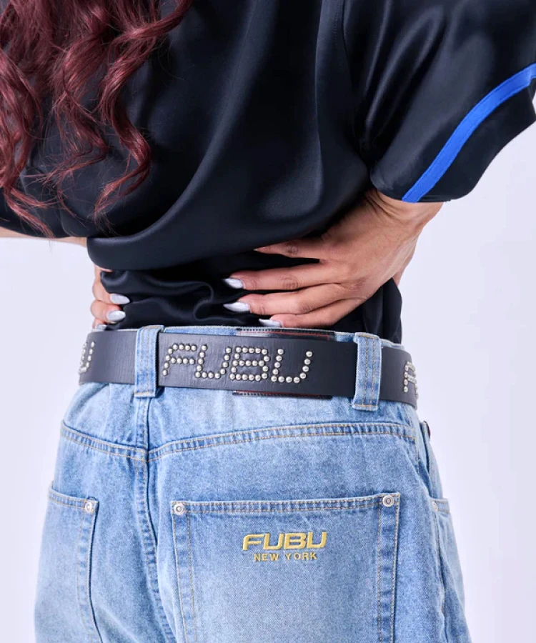 JACKROSE(ジャックローズ) |FUBU/フブ Studs Genuine Leather Belt