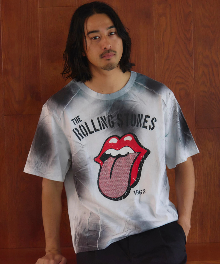 JACKROSE(ジャックローズ) |【The Rolling Stones×JACKROSE】 切替･ラインストーン･SSTEE(MENS)