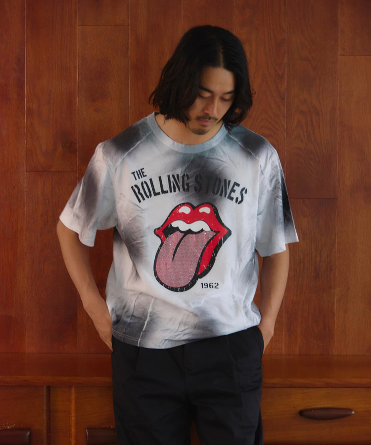 JACKROSE(ジャックローズ) |【The Rolling Stones×JACKROSE】 切替･ラインストーン･SSTEE(MENS)