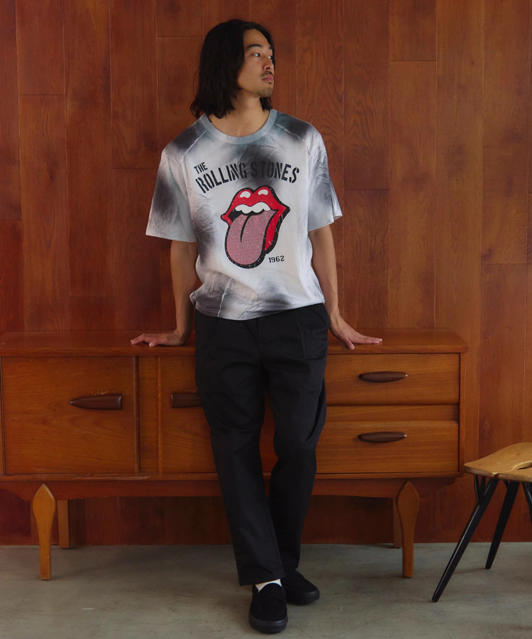 JACKROSE(ジャックローズ) |【The Rolling Stones×JACKROSE】 切替･ラインストーン･SSTEE(MENS)